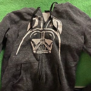 Star Wars Darth Vader zip up hoodie size L